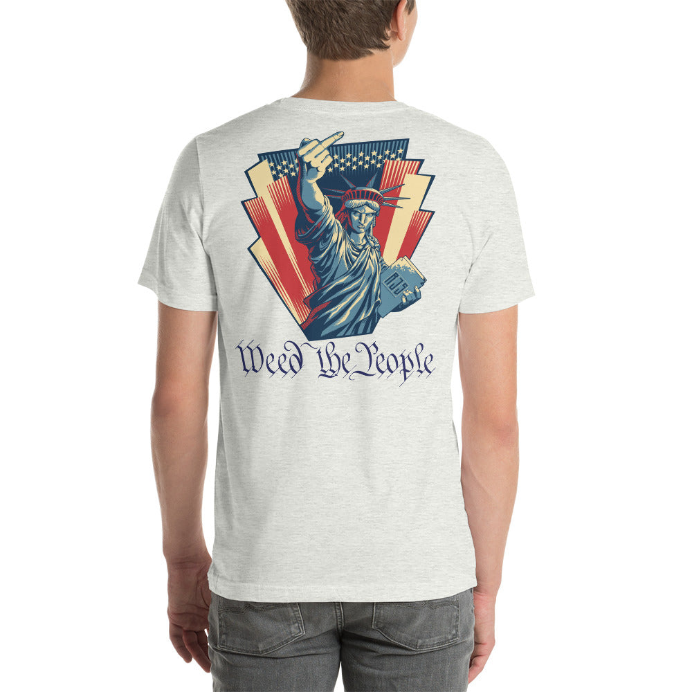 Weed the People lady liberty Short-sleeve unisex t-shirt