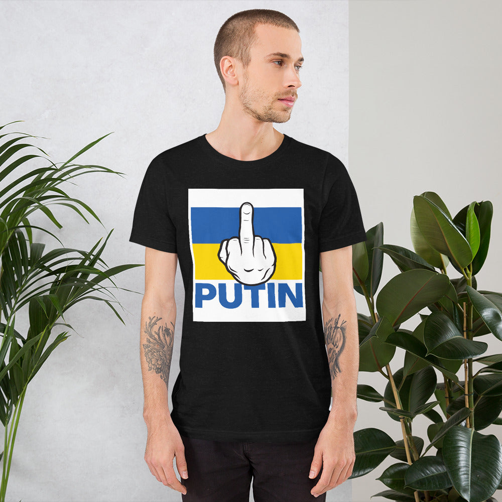 Fuck Putin Large flag shirt