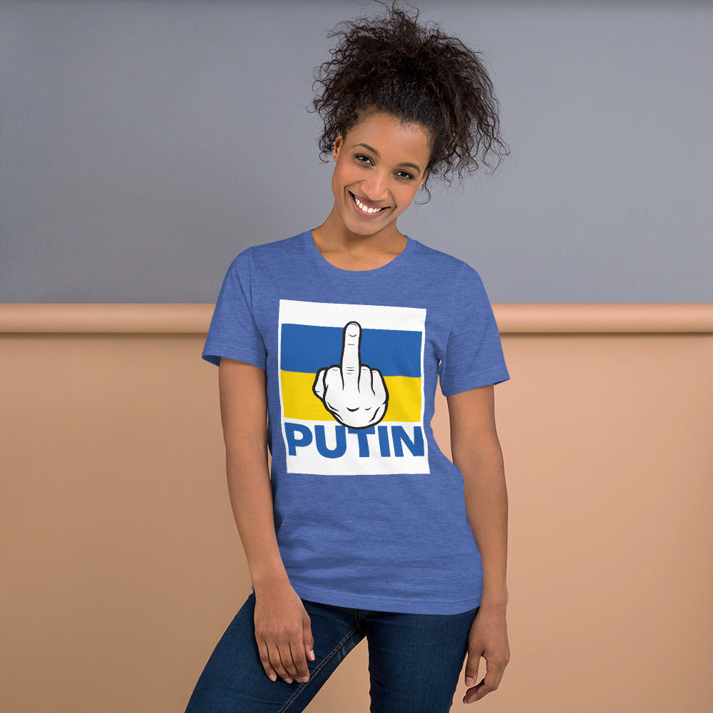 Fuck Putin Large flag shirt