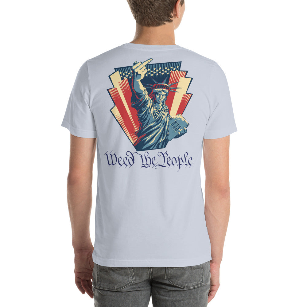 Weed the People lady liberty Short-sleeve unisex t-shirt