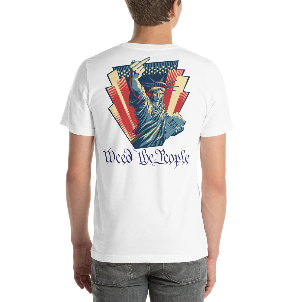 Weed the People lady liberty Short-sleeve unisex t-shirt