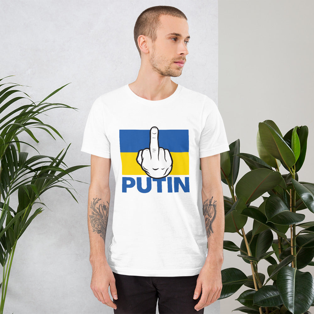 Fuck Putin Large flag shirt